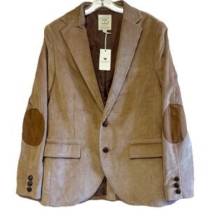 Hope & Henry Organic Cotton Corduroy Blazer Elbow Patches Mens Size 40